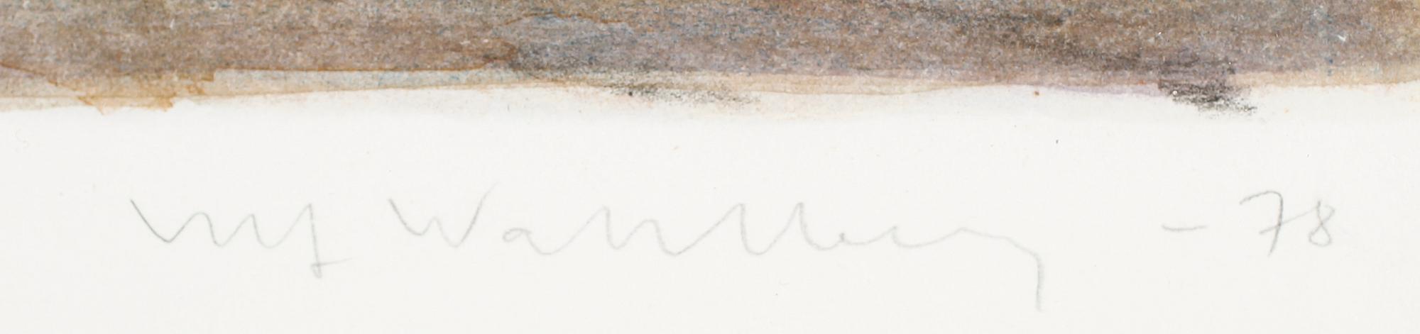 ULF WAHLBERG, färglitografi, signerad och daterad -78, numrerad 51/310.