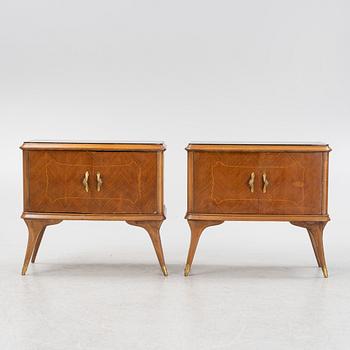 A pair of Mahogany Bedside Tables, mid 20th century.