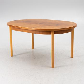 Dining table, walnut, 1960s.