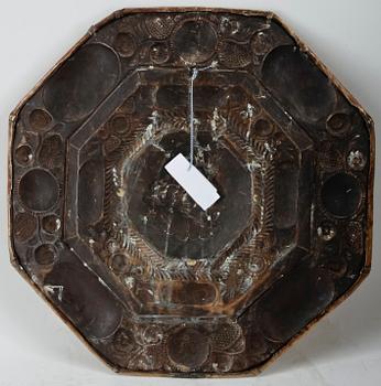 FAT, mässing, Barock, 1700-tal. Otydligt daterad 1703 LCS MHD.