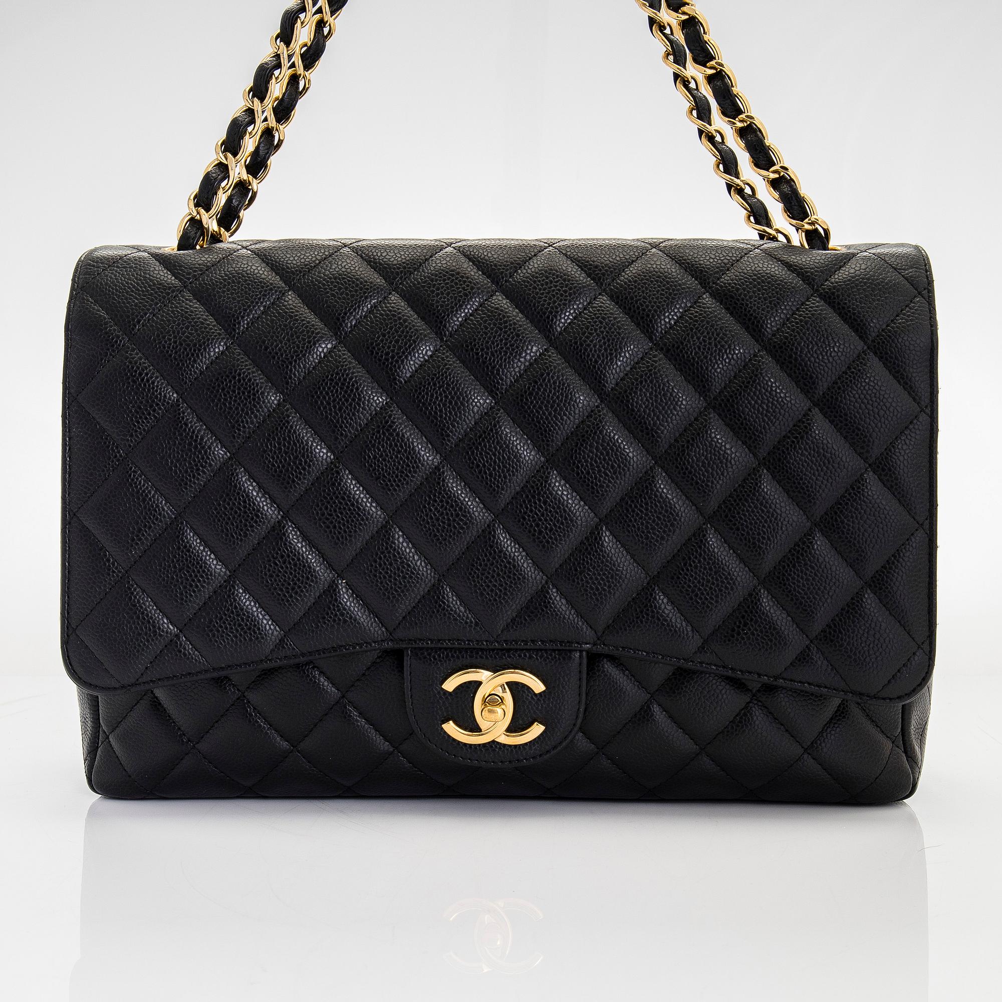 Chanel, a 'Double Flap Bag Maxi' bag, 2013-2014.