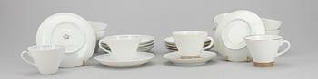 KAFFEKOPPAR, 6+6, Arabia, porslin, "Lemmikki" ja "Kaleva", 1960-1970 -tal.