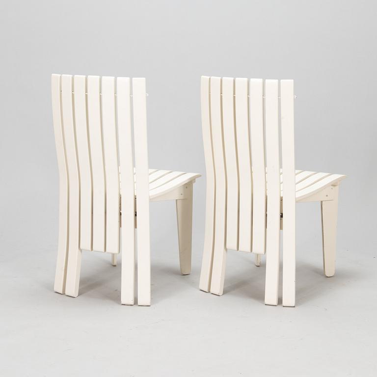 Alvar Aalto, a 5-piece 'Aurinko' (Sun-series) garden furniture suite for Artek 2009.