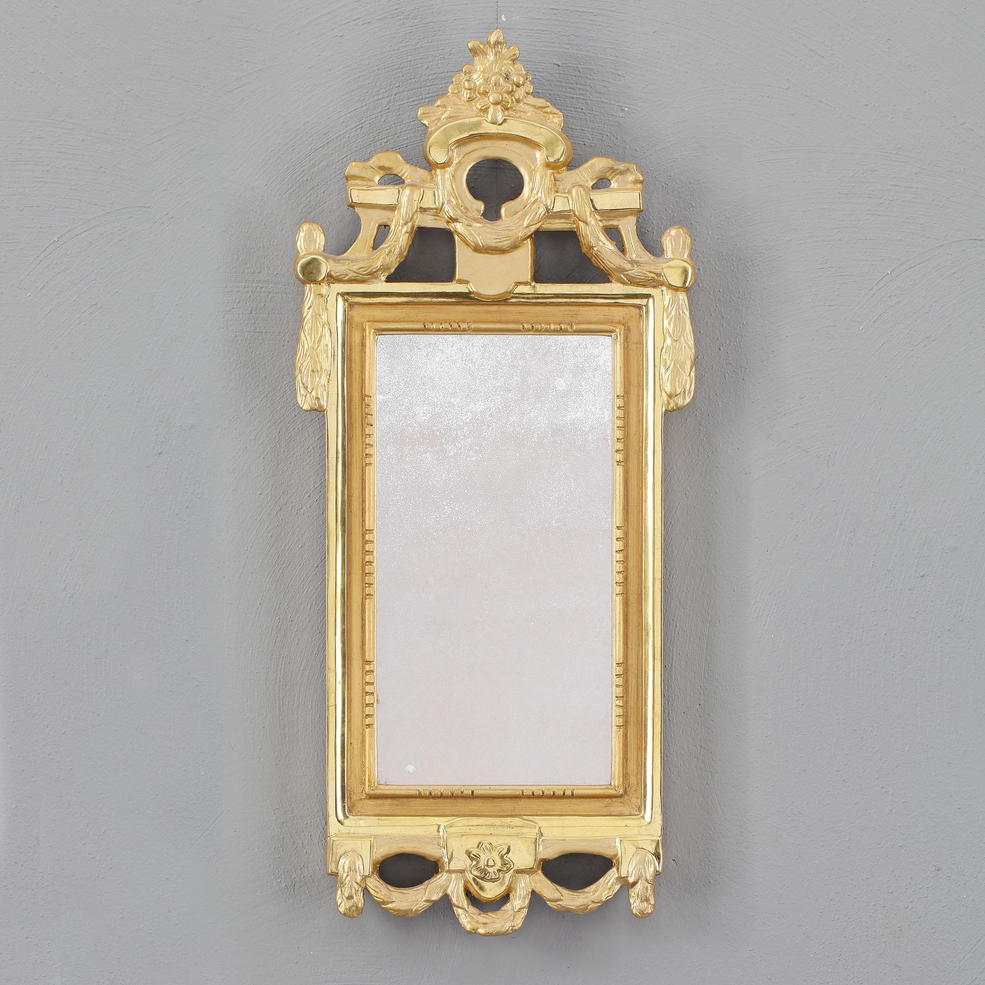 SPEGEL, gustaviansk, 1700-talets slut.