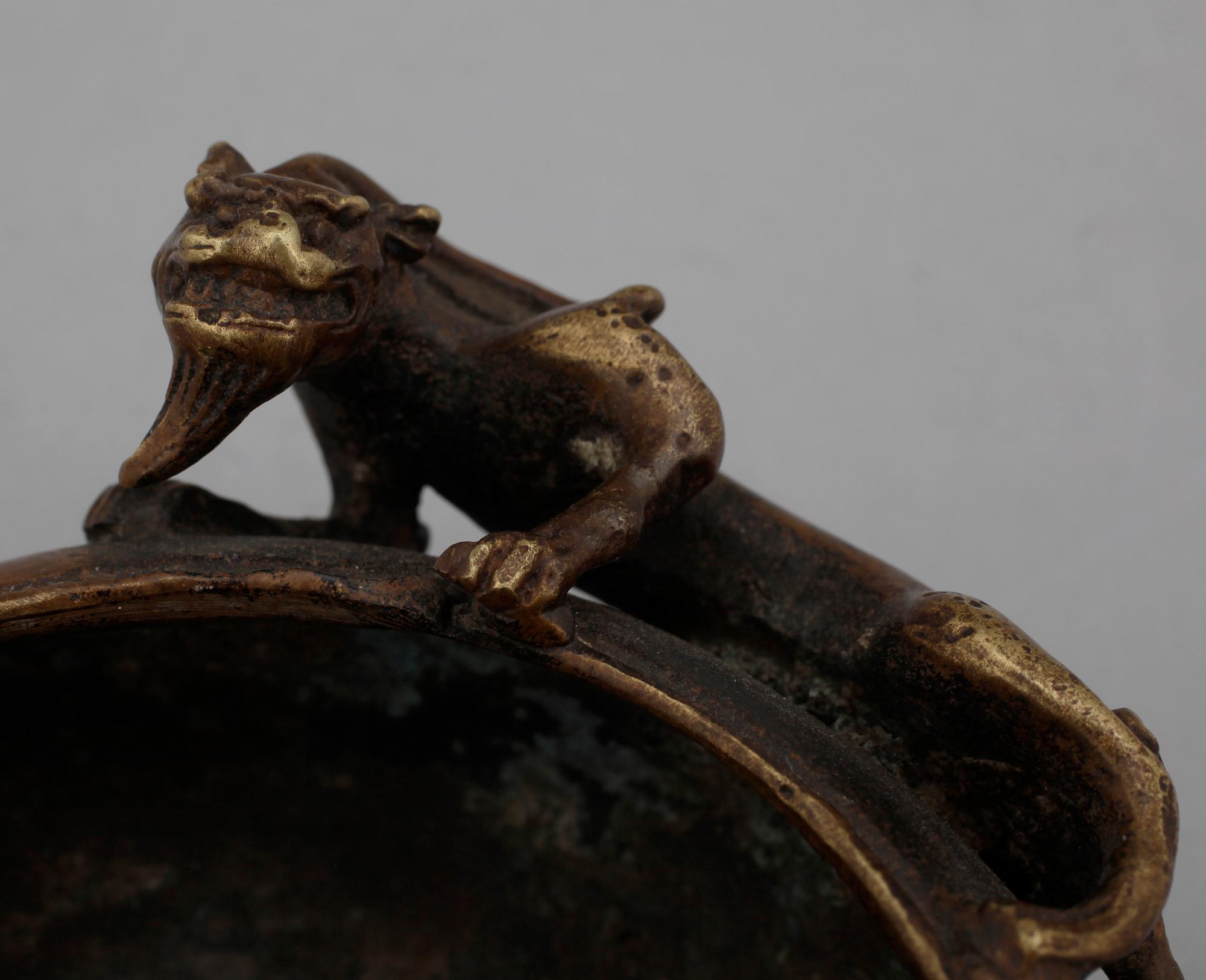 RÖKELSEKAR, brons, Kina, 1900-tal.