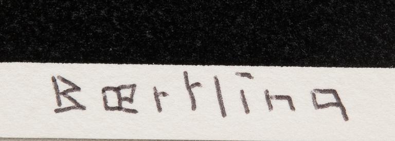 Olle Bærtling,  serigraph signed and numbered 49/300.