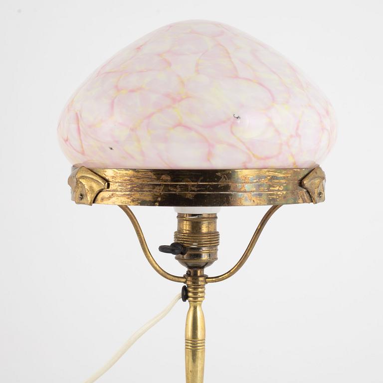 Table lamp, early 20th century.