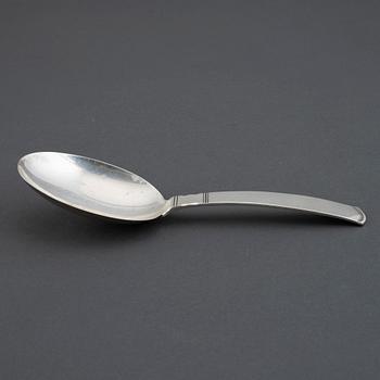 JACOB ÄNGMAN, Rosenholm, bestickservis, 33 delar, silver, GAB.