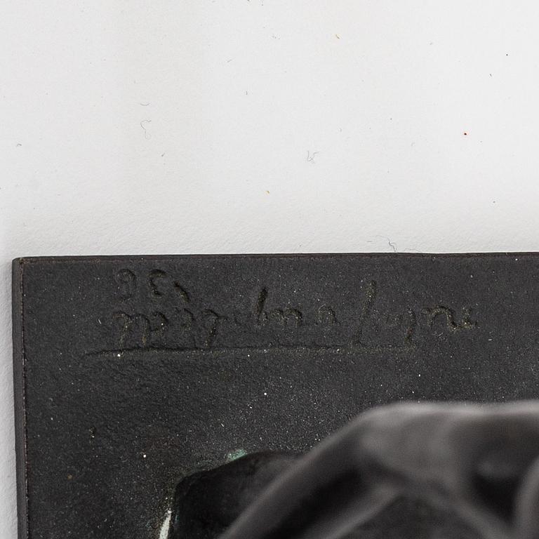 Nils Fougstedt, sculpture, bronze, signed and dated -36.