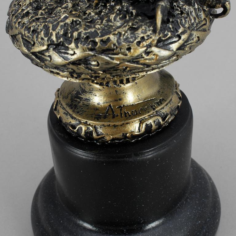 ARCHIBALD THORBURN, efter, skulptur, brons, signerad.
