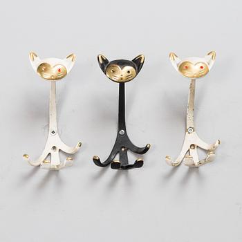 Three clothes hangers by Walter Bosse from second half of the 20th century,