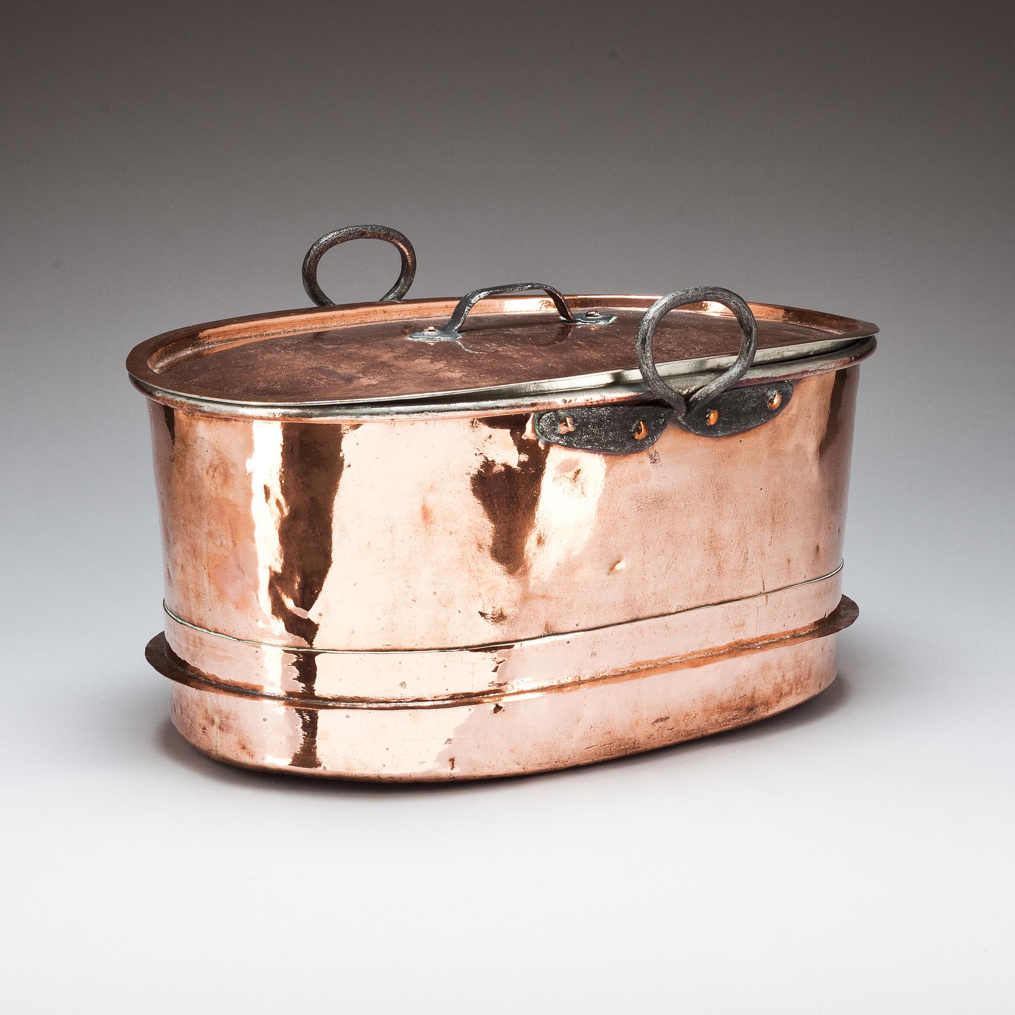 FISKGRYTA, koppar. 1800-talets första hälft.