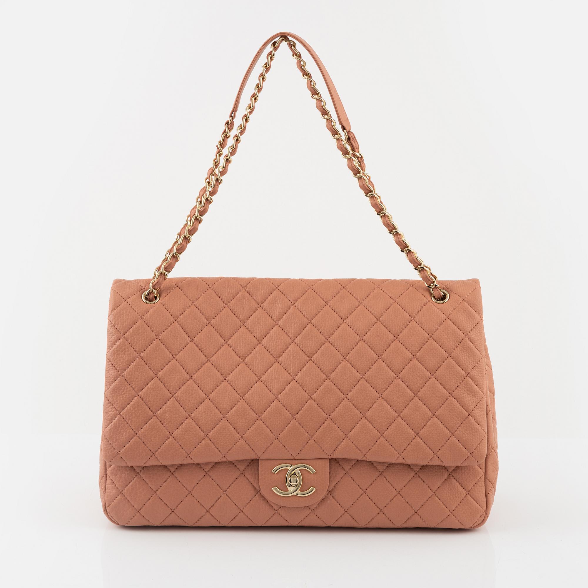 Chanel, a pink leather 'Sac Rabat', 2017.