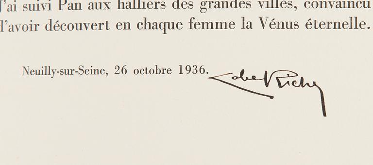 Alméry Lobel-Riche, kansio eroottisia etsauksia, "Arabesques Intimes".