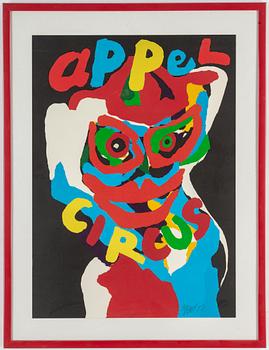 KAREL APPEL, lithograph in colours, 1978, signed 164/200.