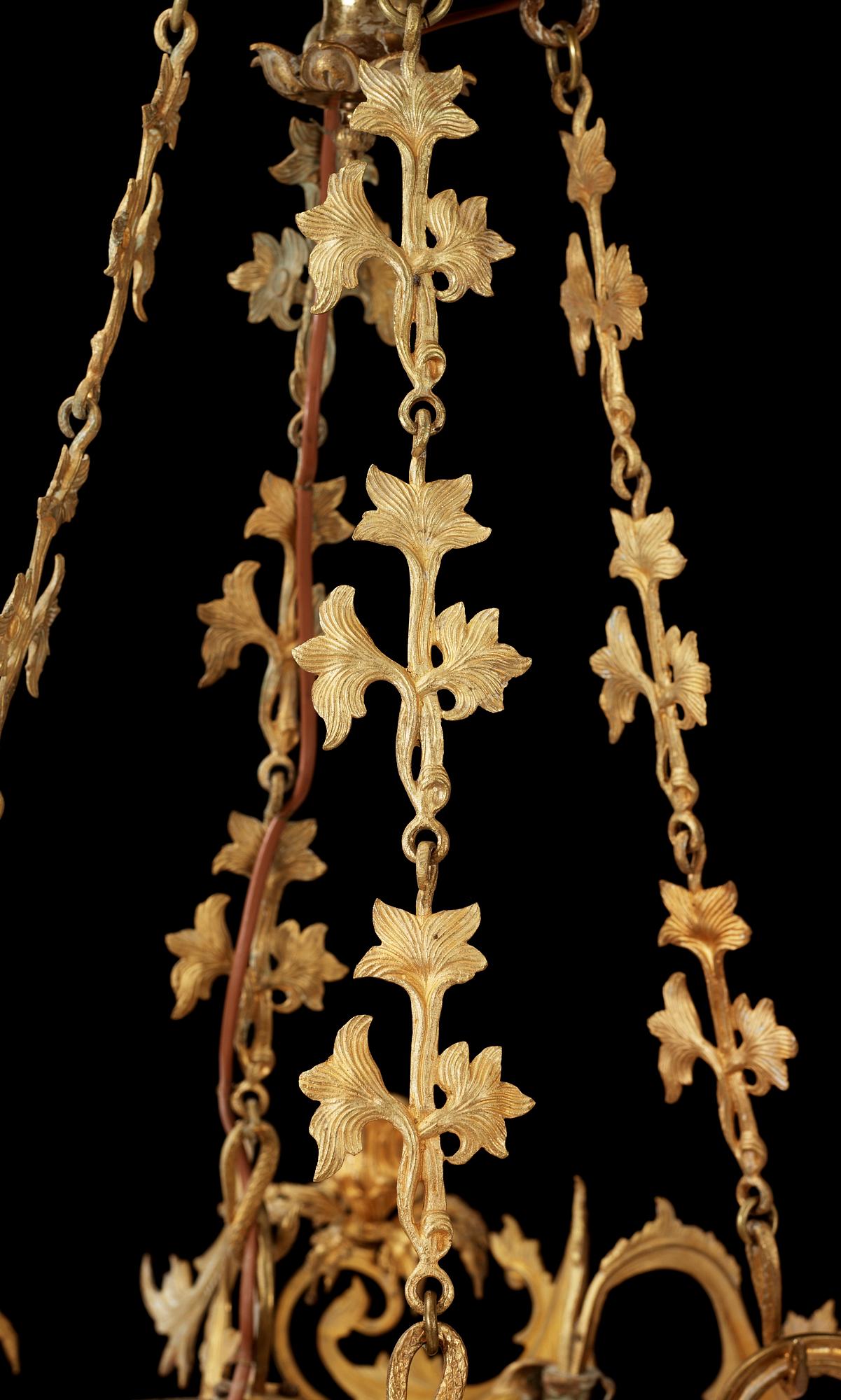 TAKKRONA, nyrokoko, 1800-tal.