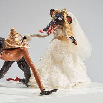 Nathalie Djurberg & Hans Berg, "The Brain Has Corridors - Rat Bride".
