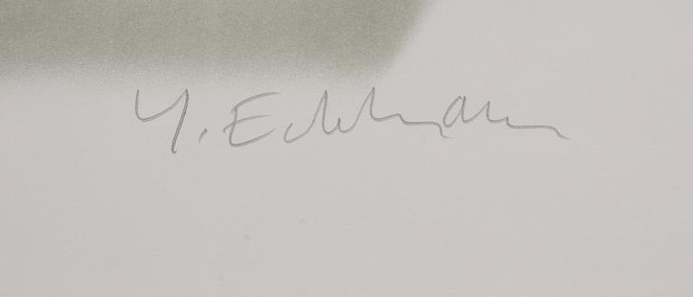 Yrjö Edelmann, 'Packed blue and grey heaven'.