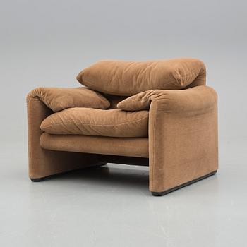 FÅTÖLJ, "Maralunga", Vico Magistretti för Cassina, formgiven 1973.