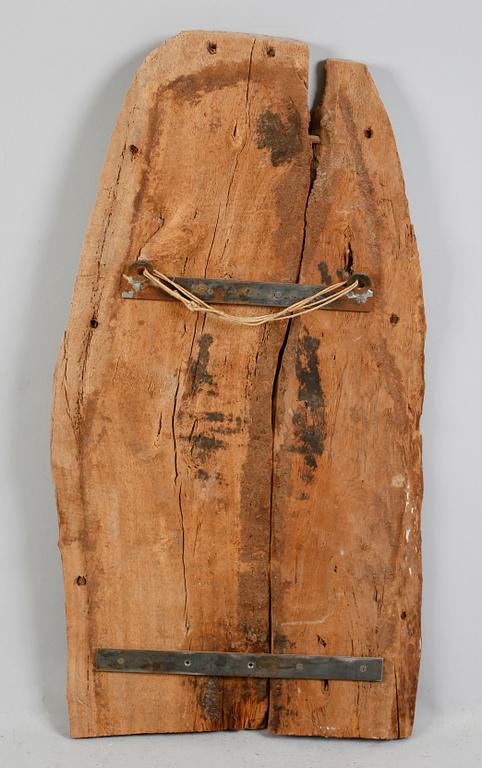 SARKOFAGFRAGMENT, trä, Egypten.