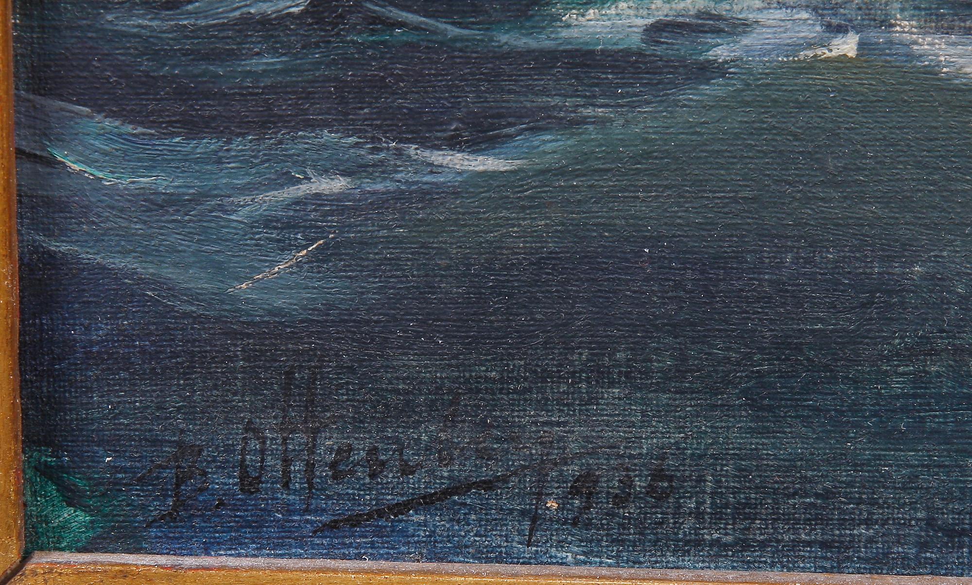 RODD OTTERBERG, olja på pannå, sign o otydl dat.