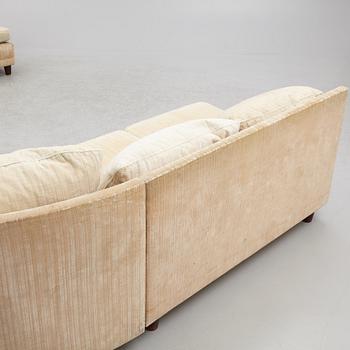 Modular sofa, 5 pieces, second half of the 20th Century.