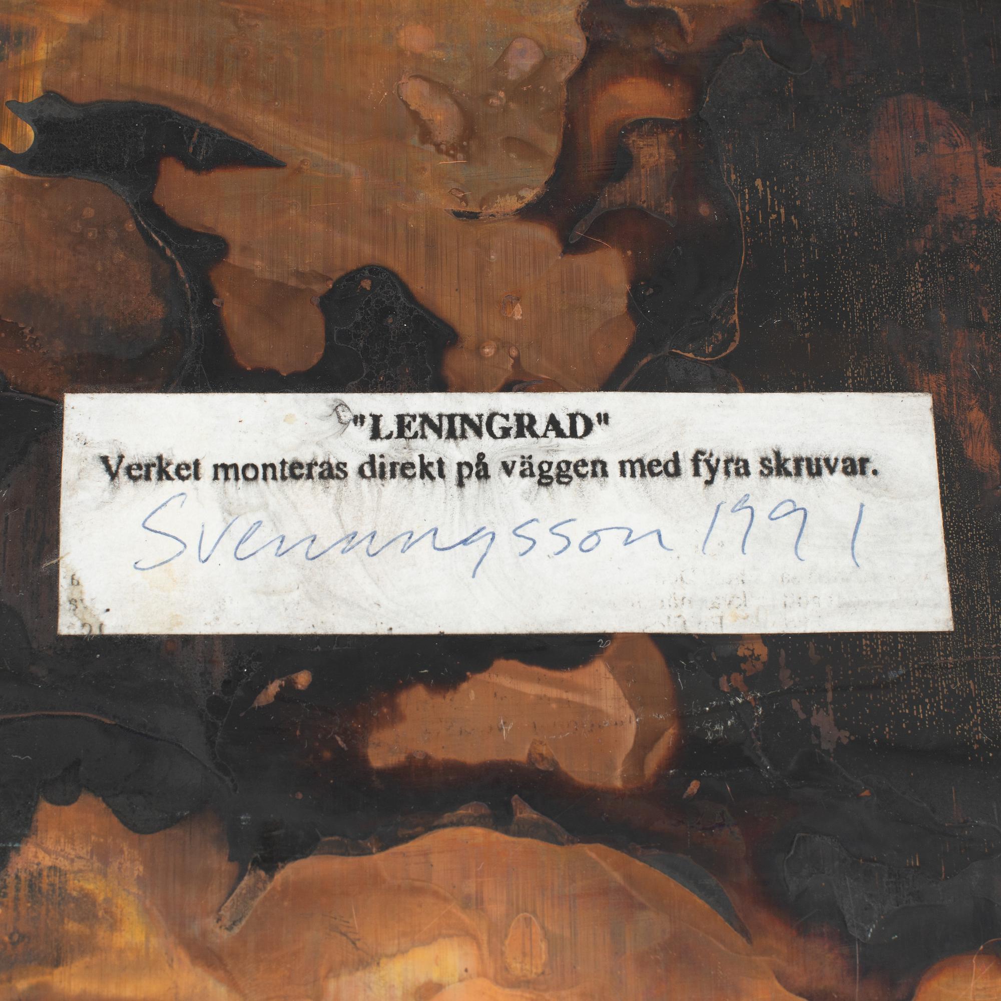 Jan Svenungsson, "Leningrad".