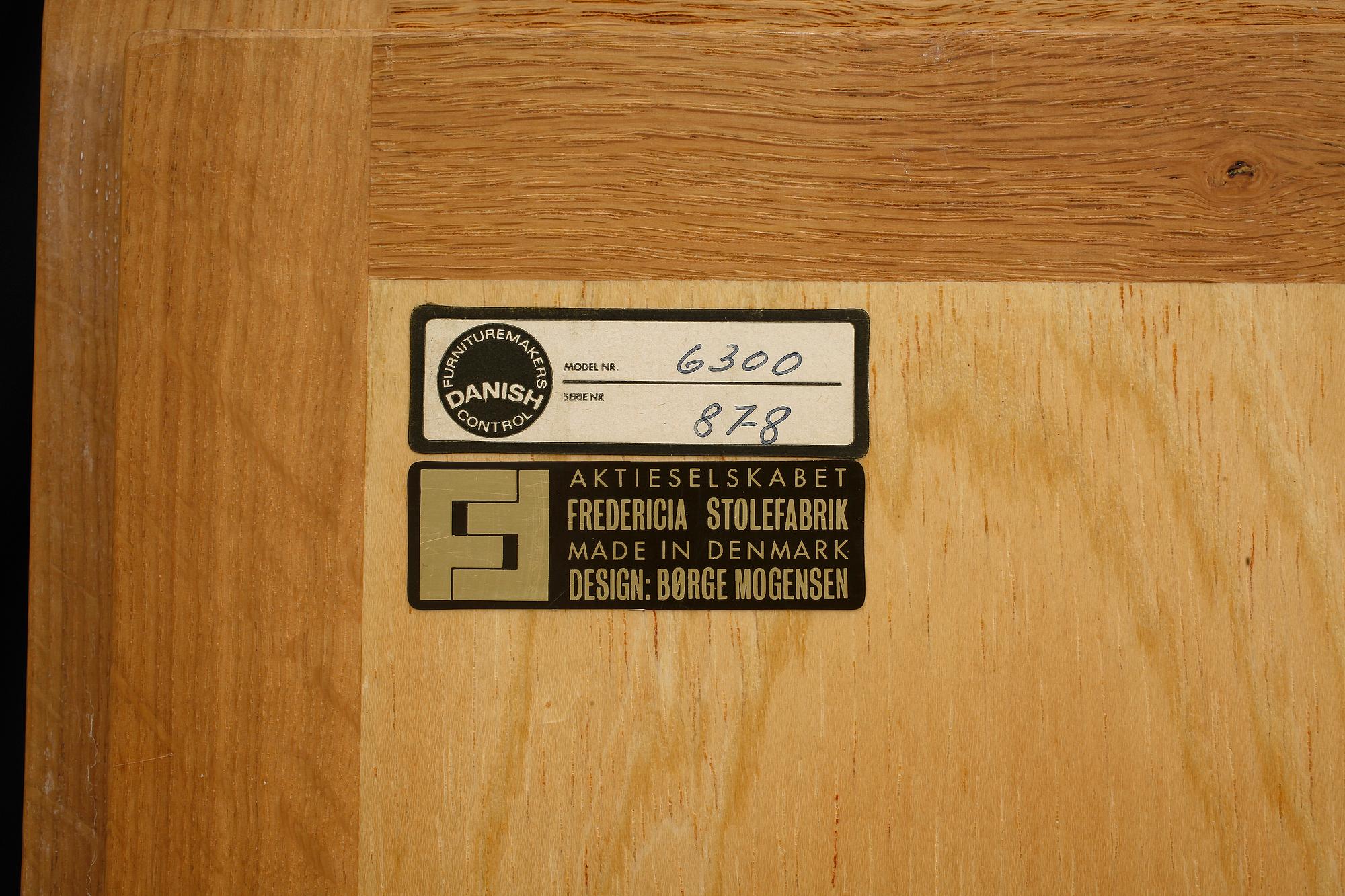 BORD, modell 6310, Börge Mogensen, Frederica, Danmark.