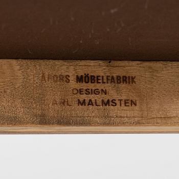 Carl Malmsten, two armchairs and four chairs, model "Ambassadör", Åfors Möbelfabrik, Sweden.