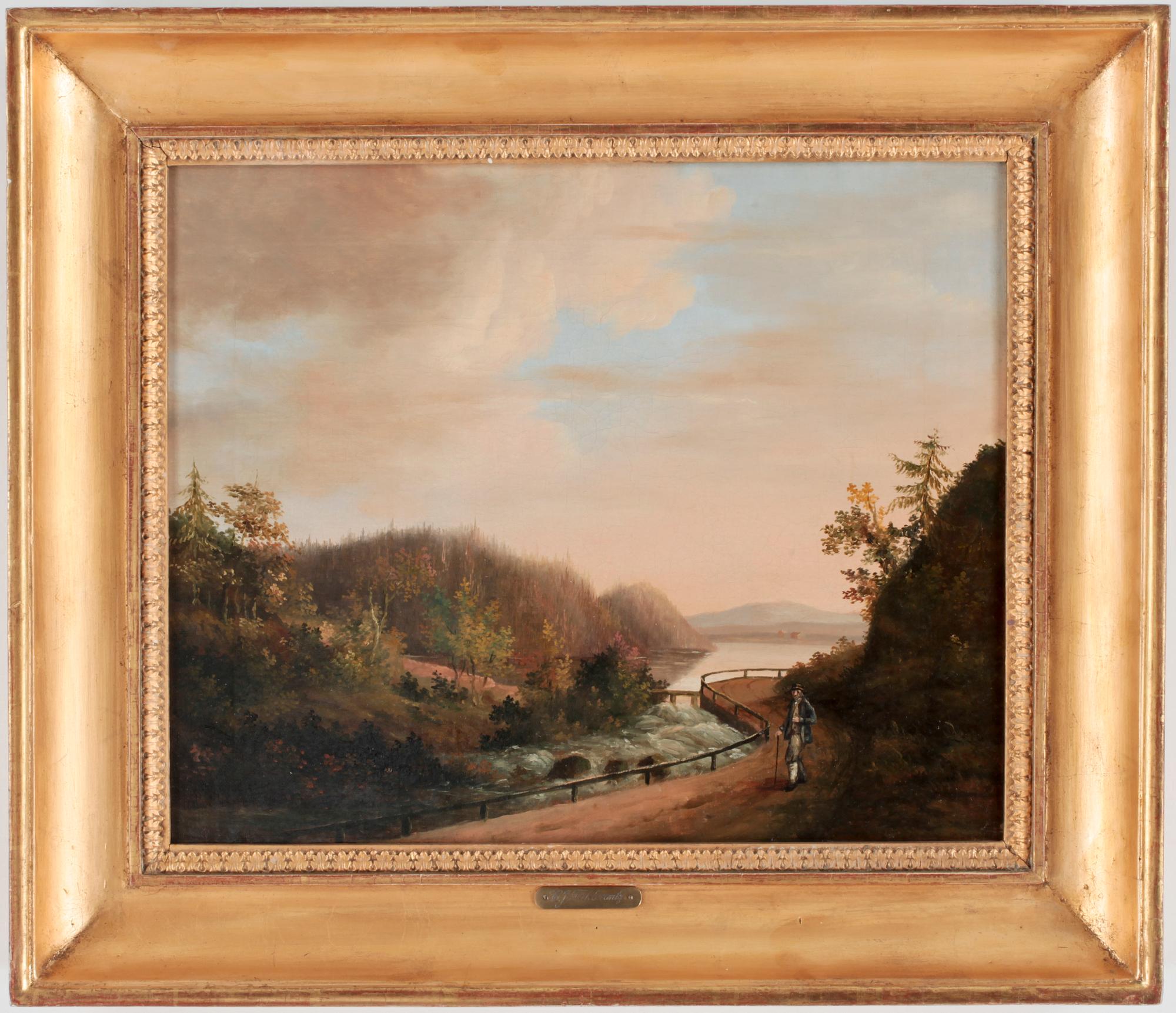 CARL JOHAN FAHLCRANTZ, olja på duk.