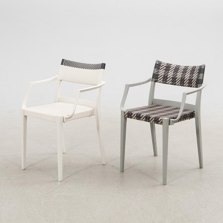 Philippe Starck, stolar, 8 st, "Play", Dedon, 2000-tal.