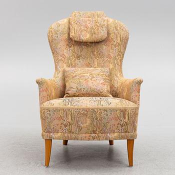 Carl Malmsten, armchair, "Farmor". Second half of the 20th century.