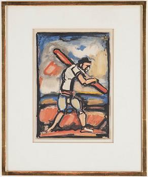 Georges Rouault · GEORGES ROUAULT, färgakvatint, 1936.