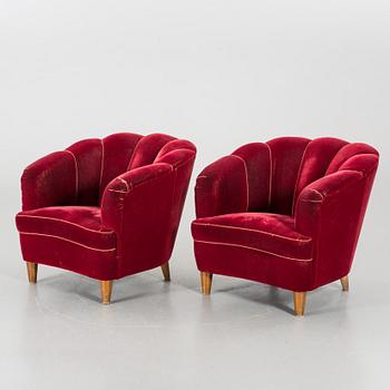 TWO ARMCHAIRS.