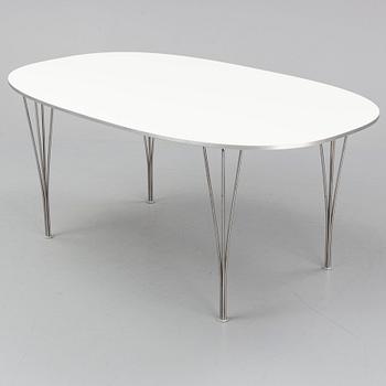 BRUNO MATHSSON & PIET HEIN, 'Supperellips' table. Fritz Hansen, Denmark.