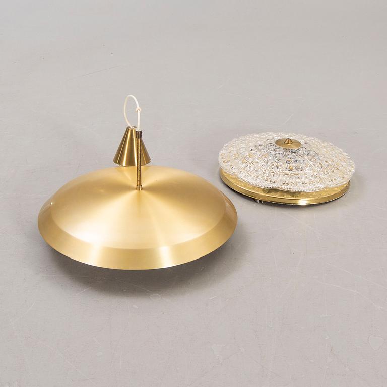 Carl Fagerlund, taklampa och plafond, Orrefors, 1950-60-tal.