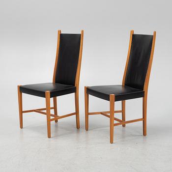 Carl Östergren, matgrupp, 6 stolar och matbord, utförda av snickarmästare David Sjölinder omkring 1962.