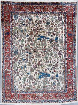 MATTA, Old Sarouk figural, ca 420x313 cm.