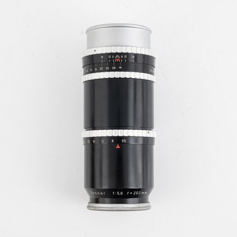 Carl Zeiss, Sonnar 1,5,6 F=250mm, no. 1204054.