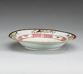 A set of 13 famille rose soup dishes, Qing dynasty, Qianlong (1736-95).