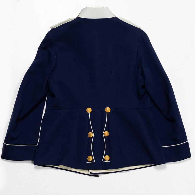 Uniform, svensk för grenadjärofficer, sydd av Bröderna Johnsson, Örebro.1917.