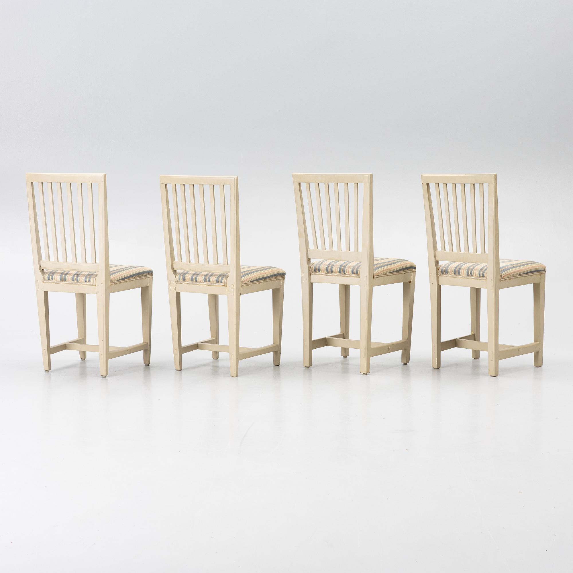 Stolar, 4 st, 1800-tal.