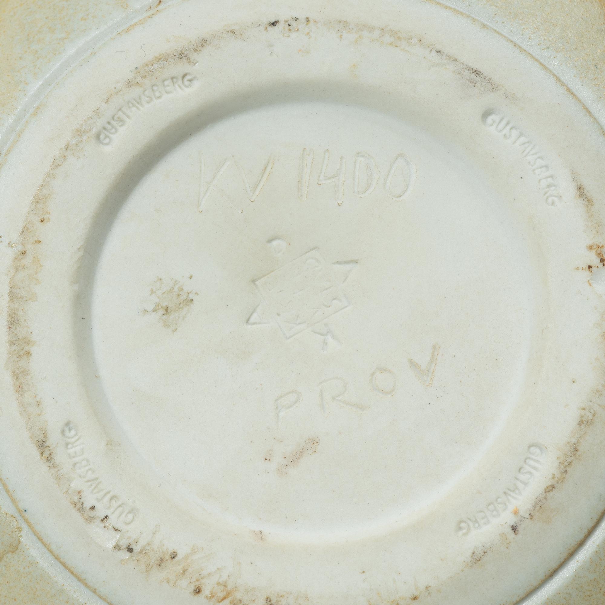 Kåge Verkstad, four ceramic pieces, Gustavsberg, Sweden, 1957-61.
