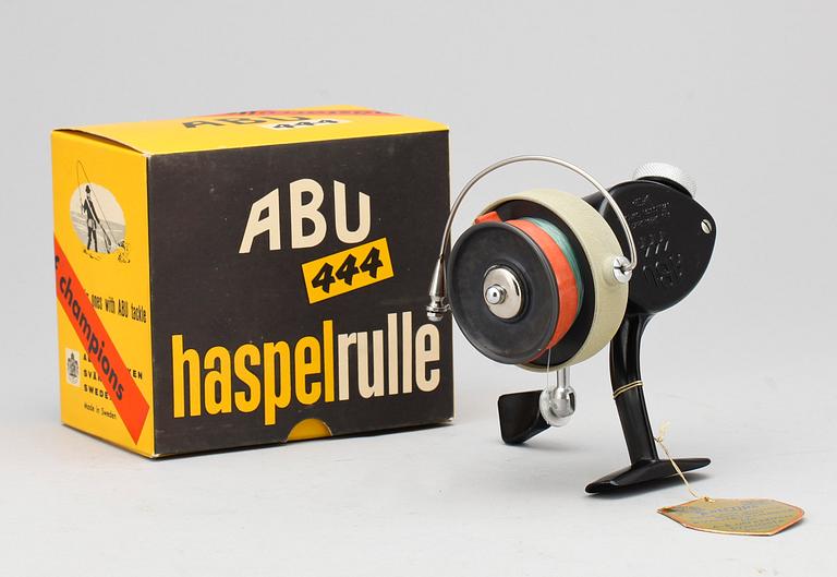 FISKERULLE, "444", Spinningreel, ABU, AB Urfabriken, Svängsta Sweden.