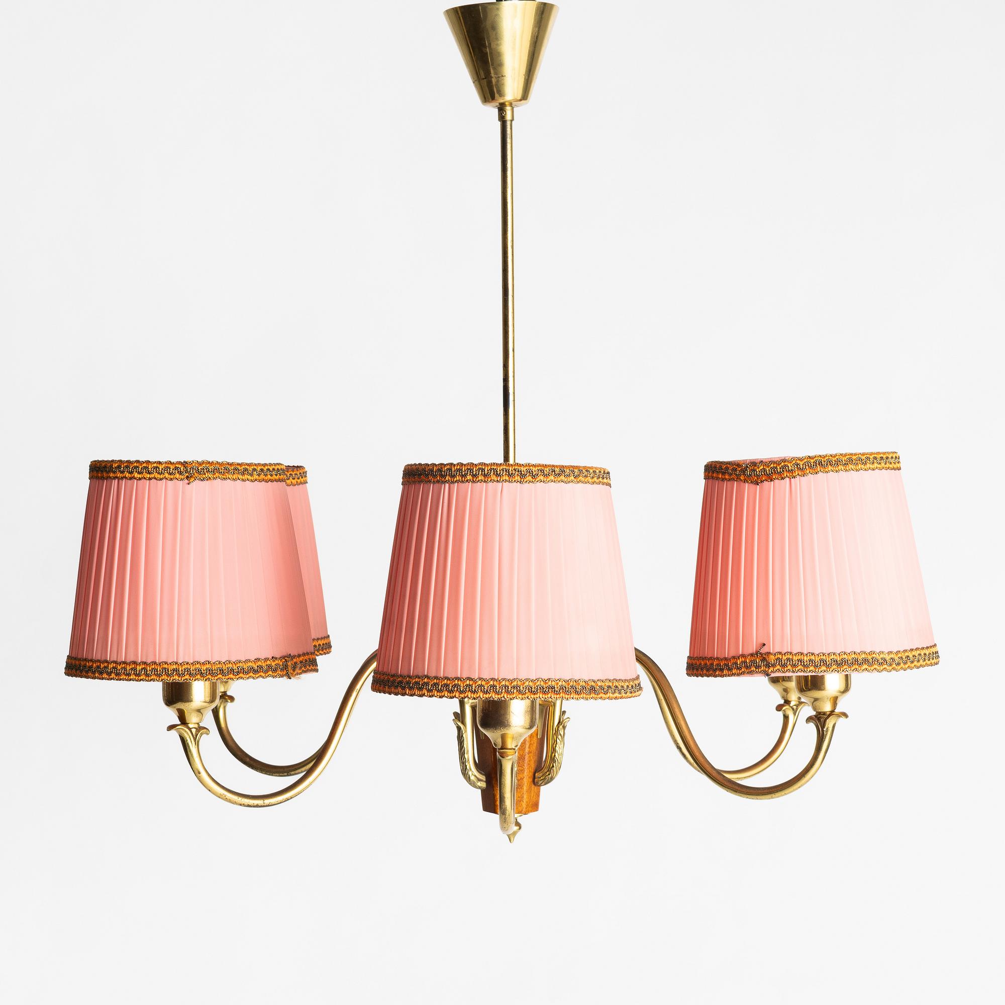 Ceiling lamp, 1940s-50s.