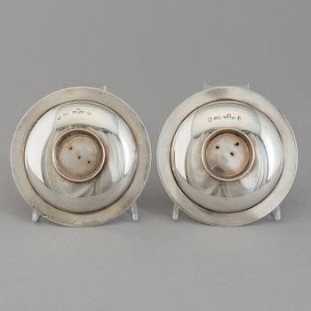 Two sterling silver dishes from Michelsen, Denmark, 1937.