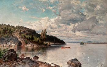 Hjalmar Munsterhjelm, A WARM SUMMER DAY.