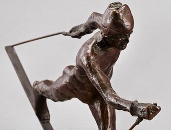 STERETT-GITTINGS KELSEY, skulptur, brons, Royal Copenhagen, sign o dat 76 samt numr 361/2500.