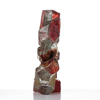 Edvin Öhrström, "Korona", a cast glass sculpture, Lindshammar Glassworks.