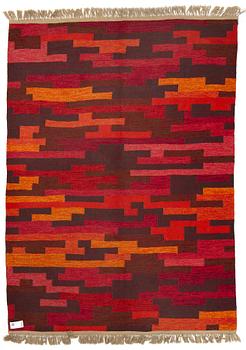 Gull-Britt Johansson, a carpet, flat weave, signed GBJ, ca 240 x 173 cm.
